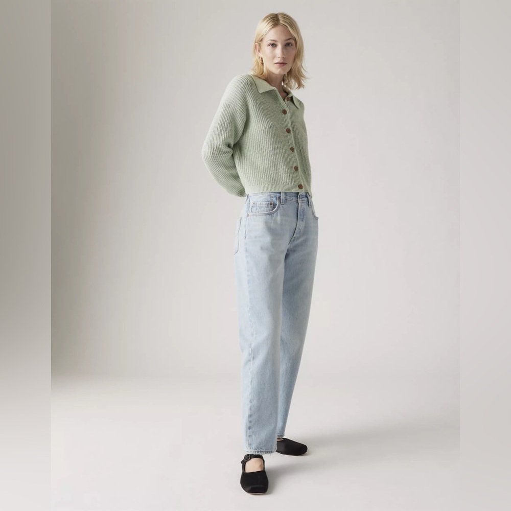 501 90s Cropped Classic Light Blue Women's Straight-Leg Jeans
